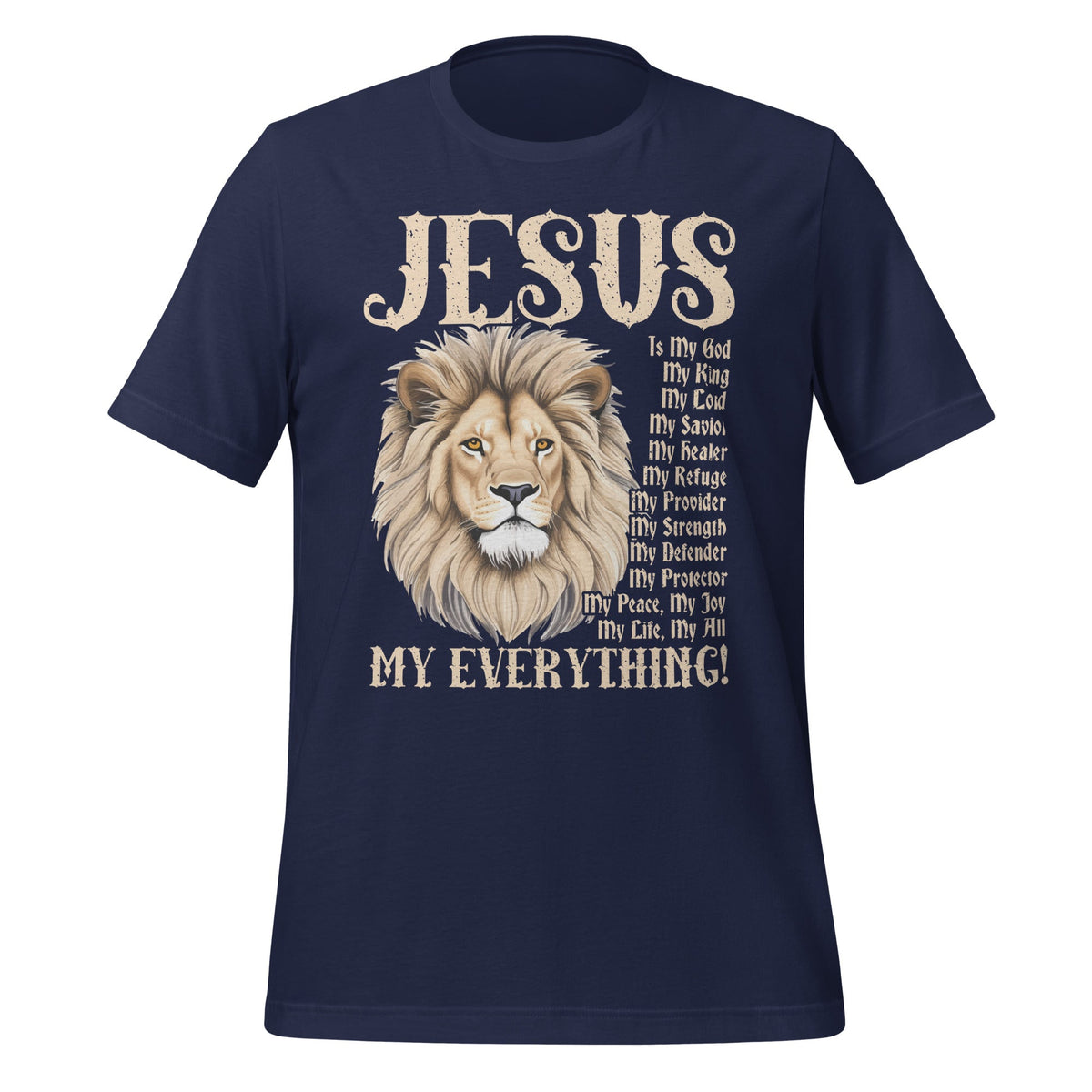 Jesus Is My God King Lord Savior Protector Lion Christian product image 3