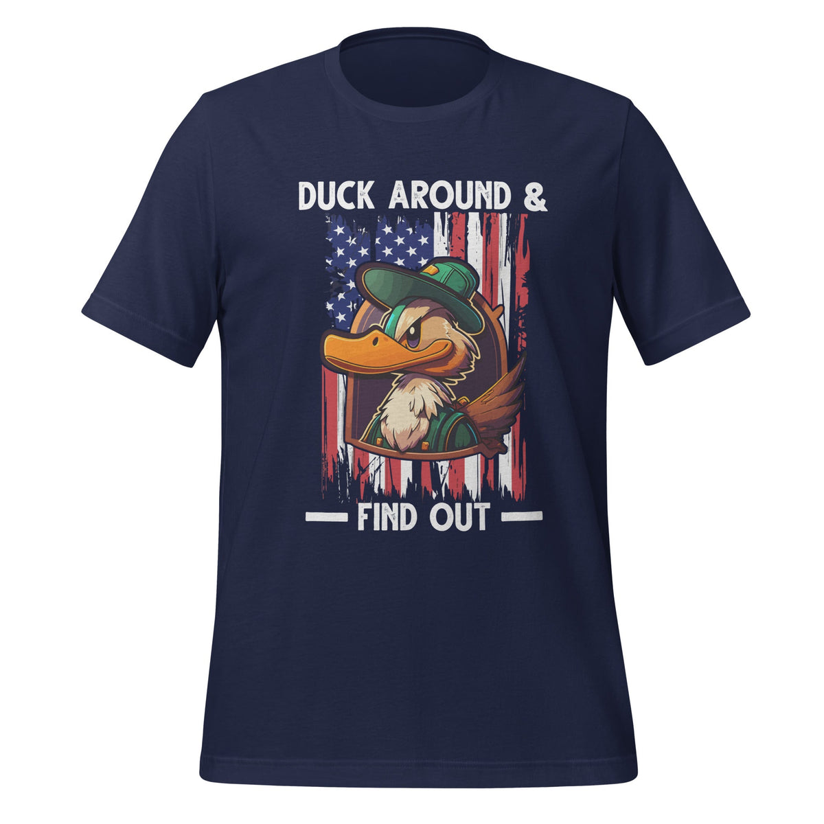 Duck Around And Find Out Animal Sarcastic Unisex T-Shirt product image 3