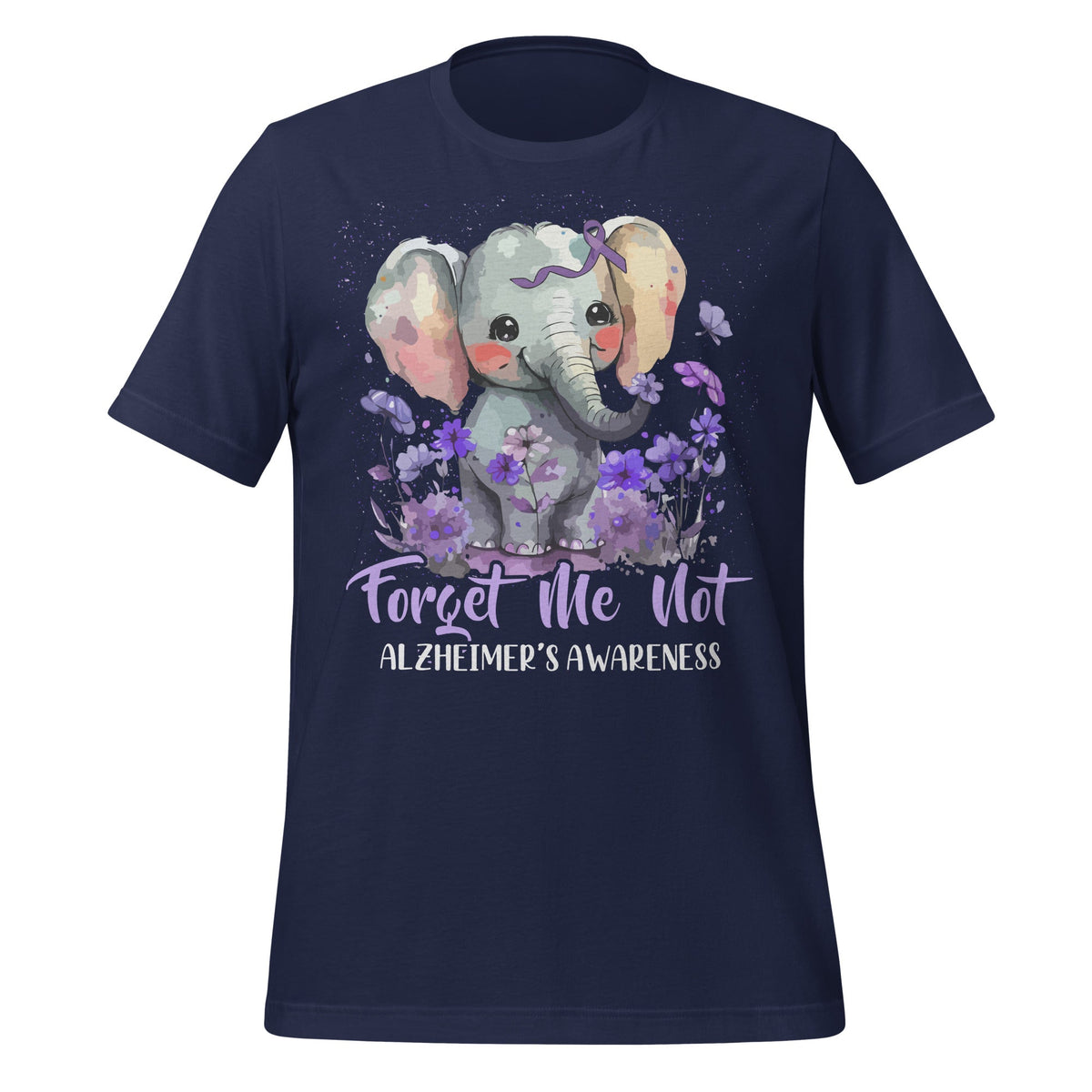 Elephant Flower Forget Me Not Alzheimers Awareness Month product image 3