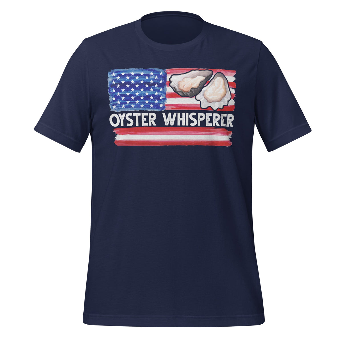 Oyster Whisperer USA America Flag Vintage Shucker Shucking product image 3