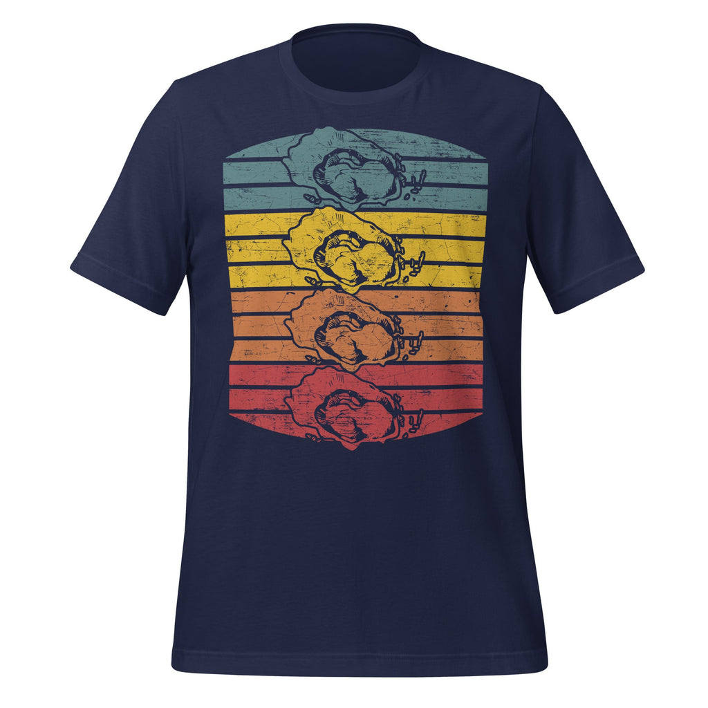 Vintage Animal Oyster Lover Retro 70s 80s Unisex T-Shirt product image 3