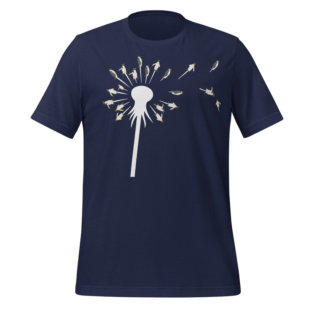 Dandelion Penguins Bird Animal Lover Unisex T-Shirt product image 3