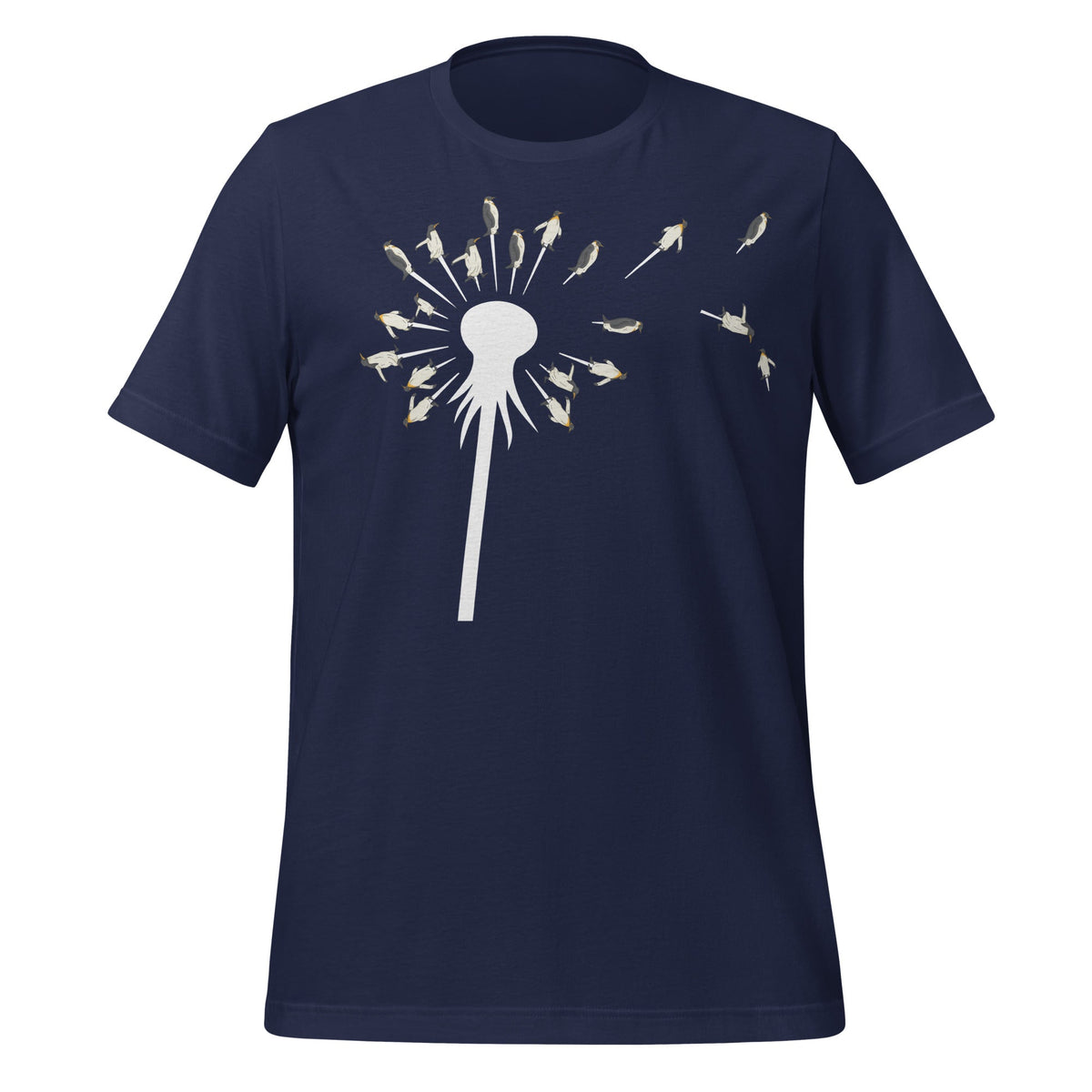 Dandelion Penguins Bird Animal Lover Unisex T-Shirt product image 3