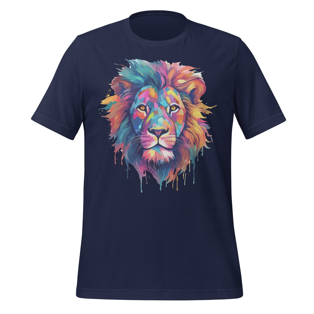 Spirit Animal Multicolor Art Leo Lion Colorful Unisex product image 3