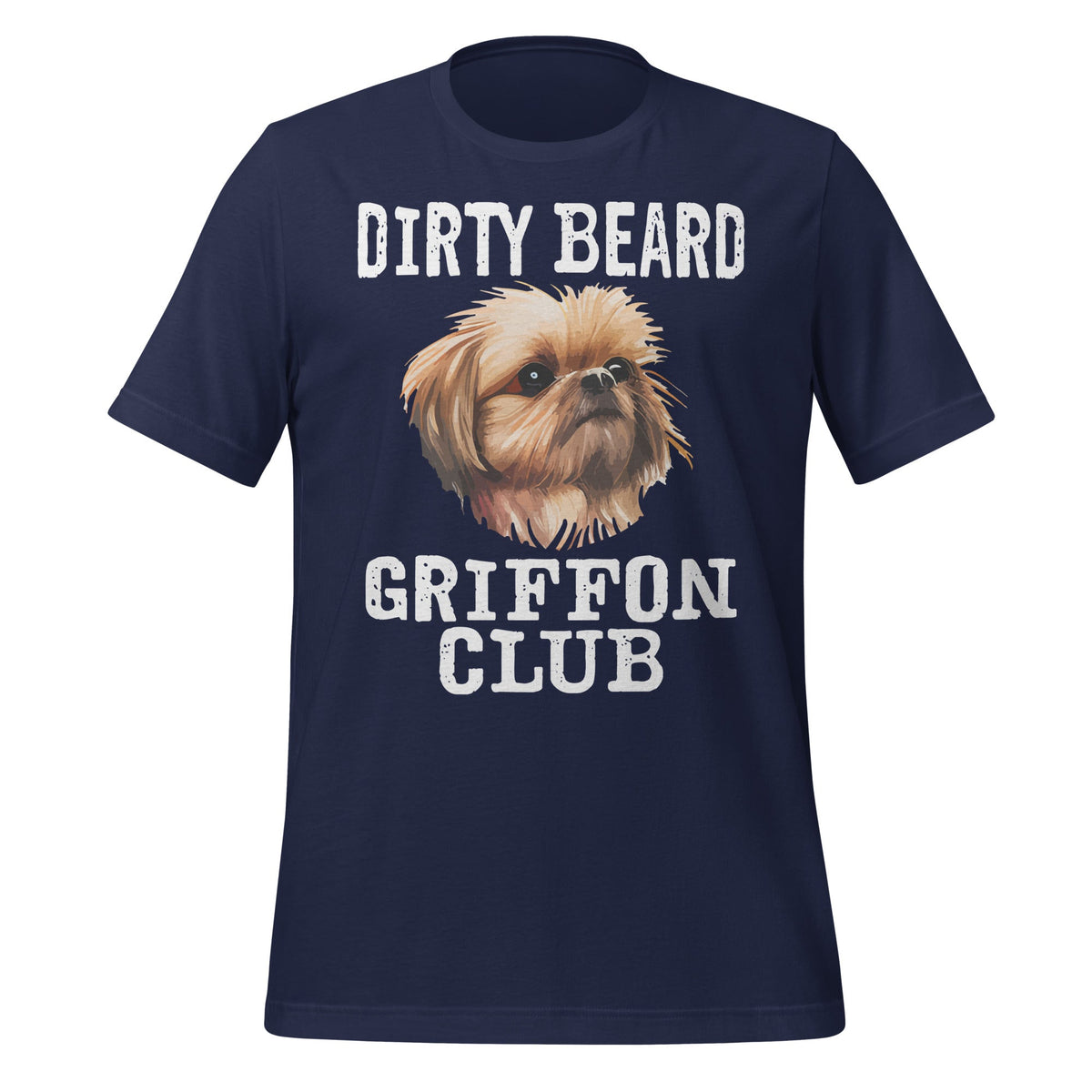 Dirty Beard Griffon Club - Brussels Dog Breed Unisex T-Shirt product image 3