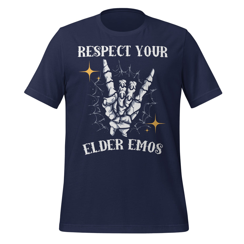 Respect Your Elder Emos Music Fans Unisex T-Shirt product image 3