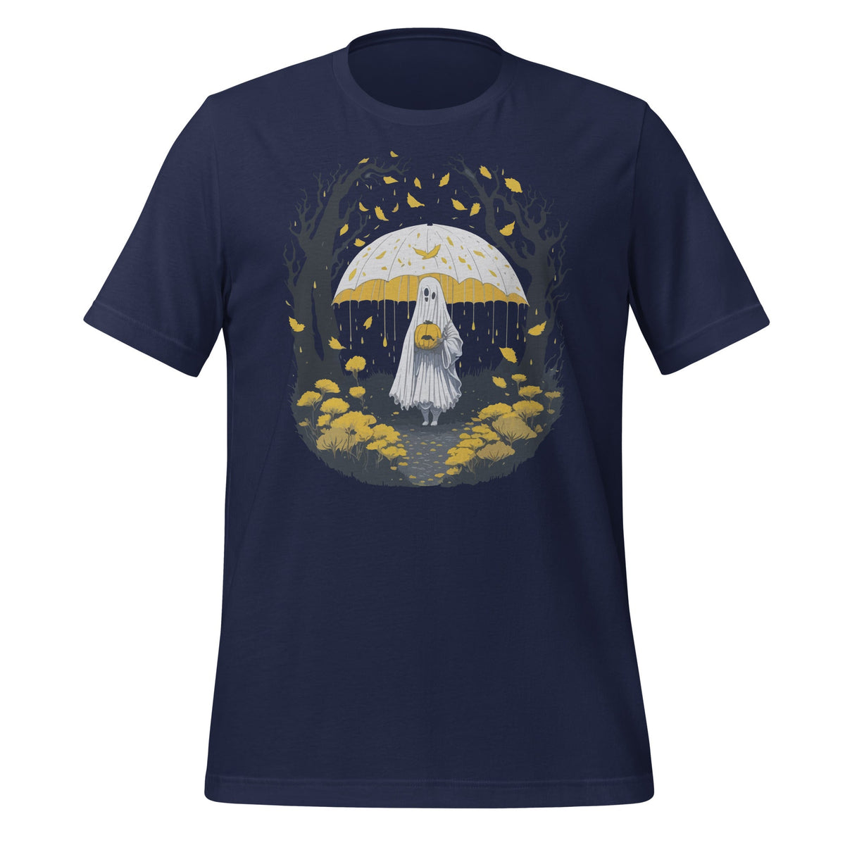 Vintage Floral Ghost Halloween In The Forest Gothic Unisex product image 3