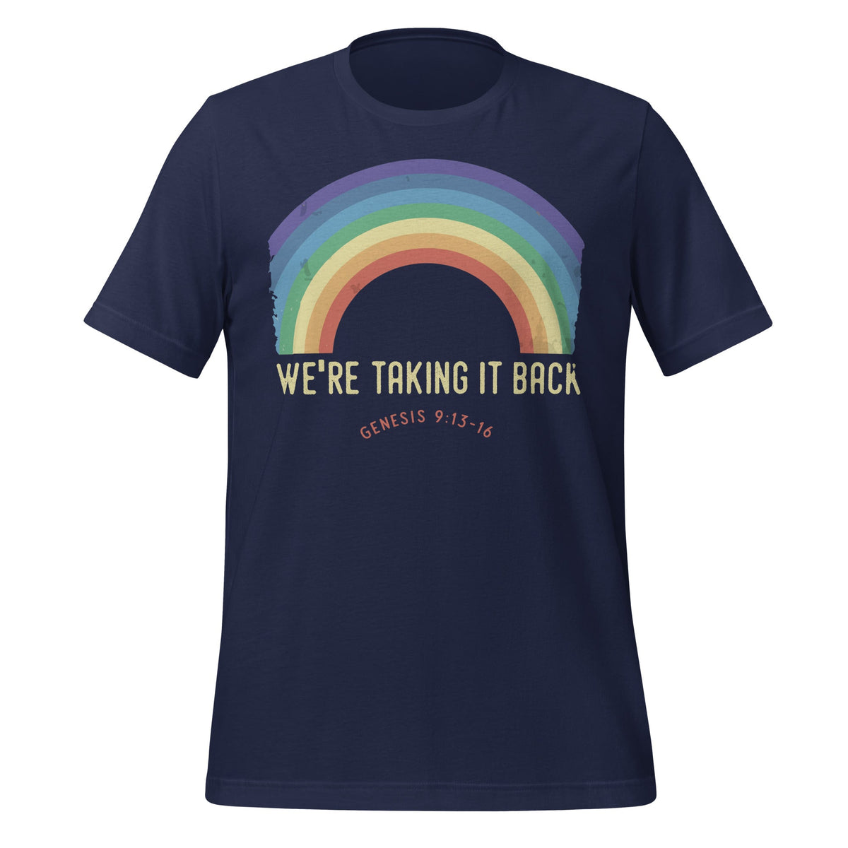 Rainbow We're Taking It Really Back Christian Bible Verse product image 3