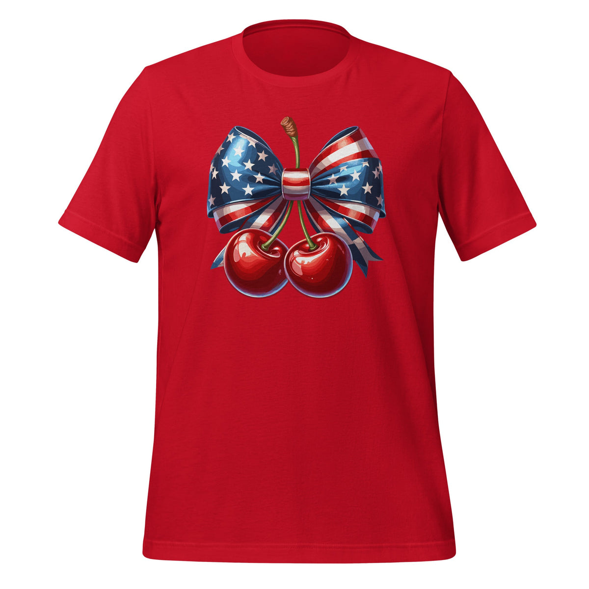 4th of July Celebration Cherries with Bows Patriotic product image 4