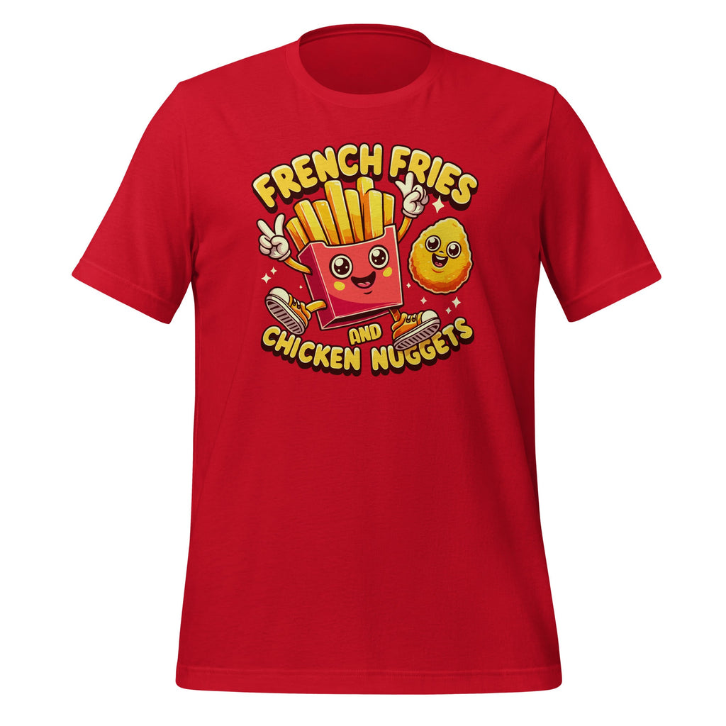 Funny Fast Food Foodie French Fries And Chicken Nuggets product image 4
