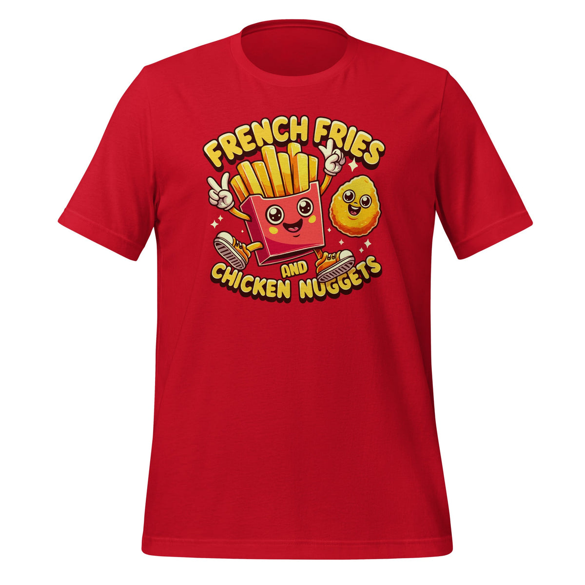 Funny Fast Food Foodie French Fries And Chicken Nuggets product image 4
