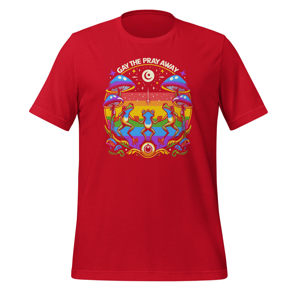 Gay Pray Away Frog Rainbow LGBT Lesbian Pride Month Unisex product image 4