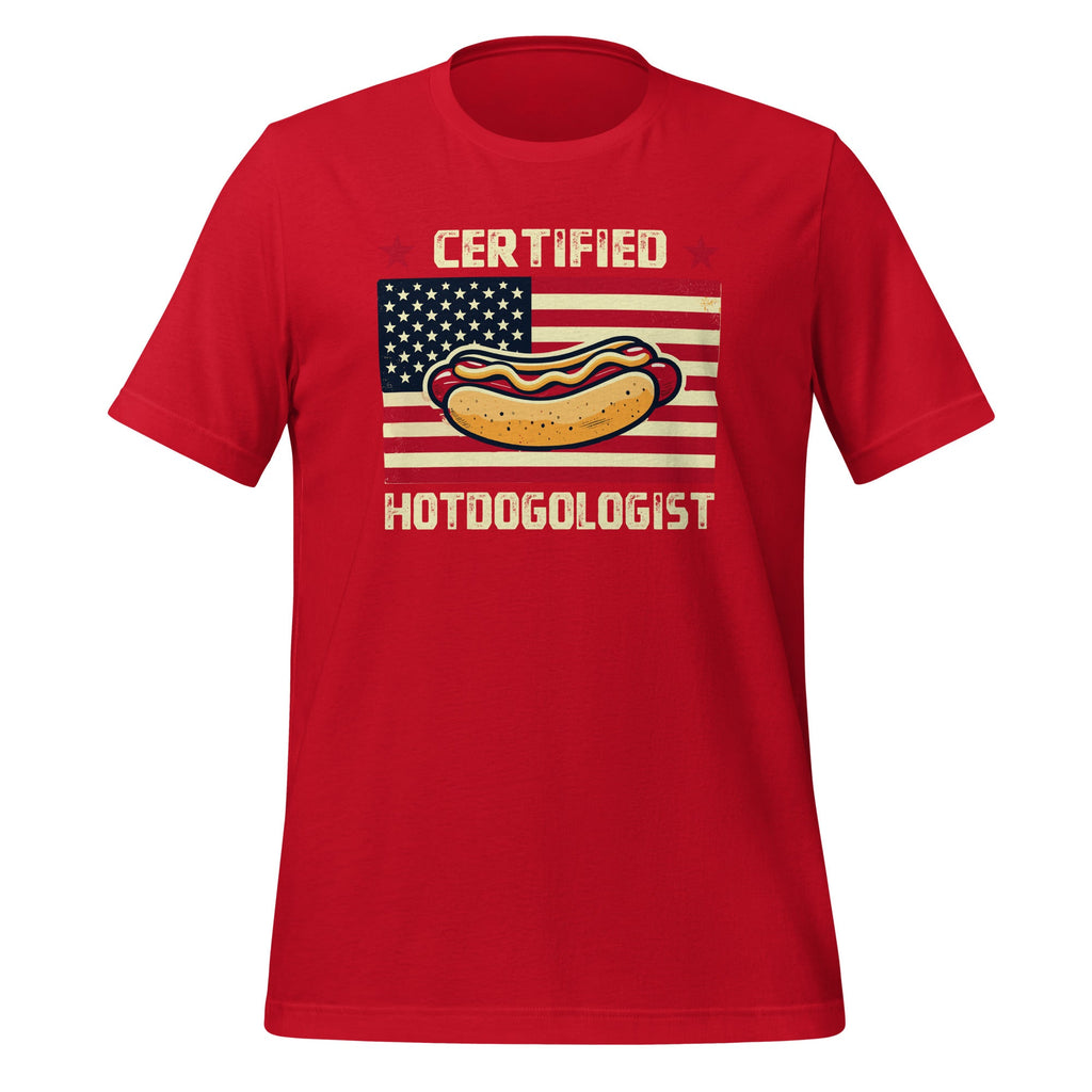 Certified Hotdogologist Wiener Hotdog Sausage USA Flag product image 4