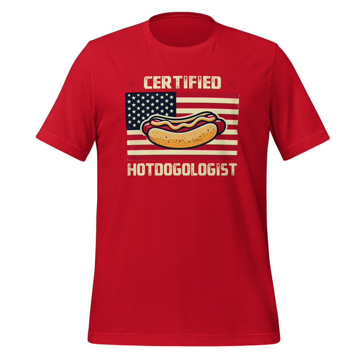 Certified Hotdogologist Wiener Hotdog Sausage USA Flag product image 4