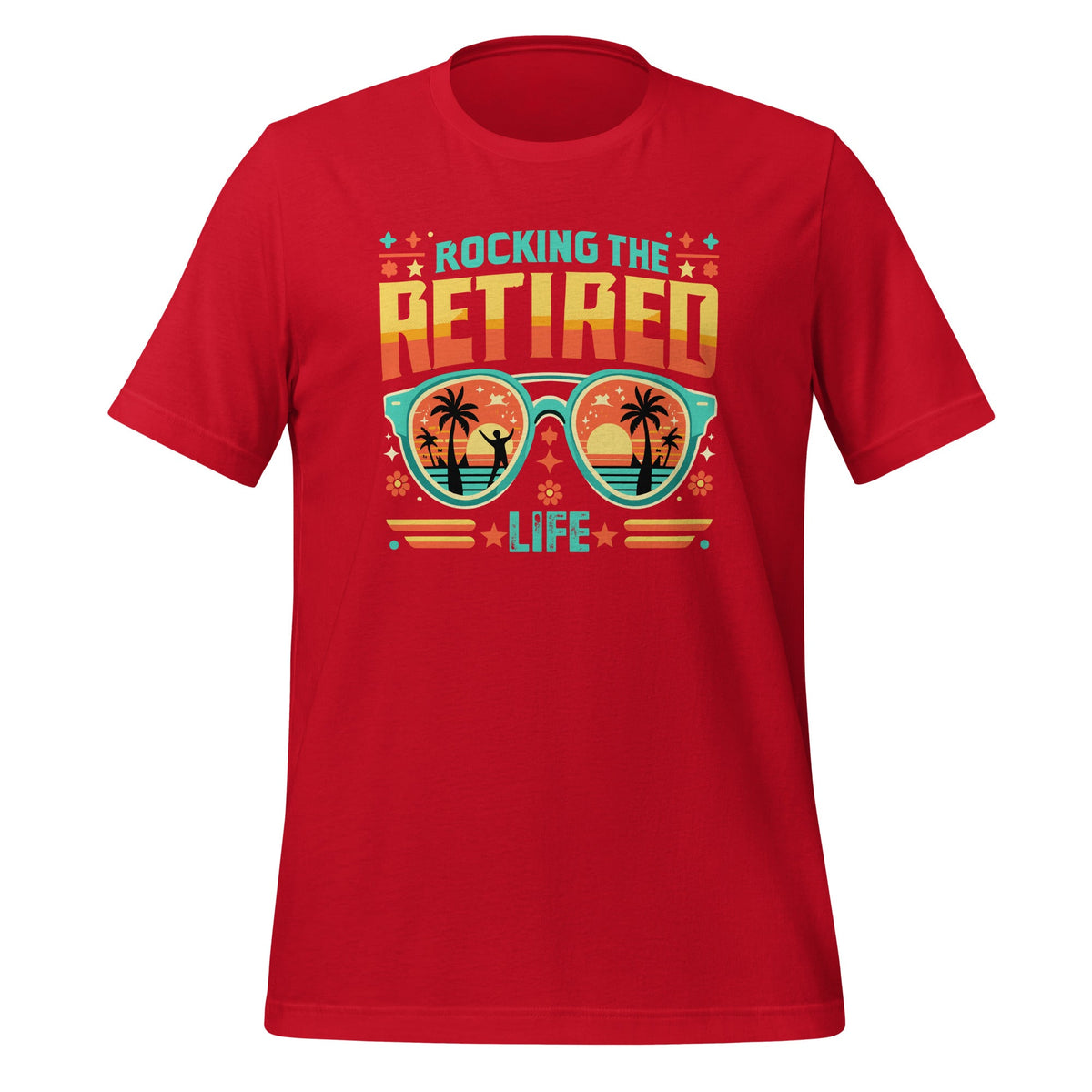 Rocking The Retired Life Funny Summer Retirement Retro product image 4