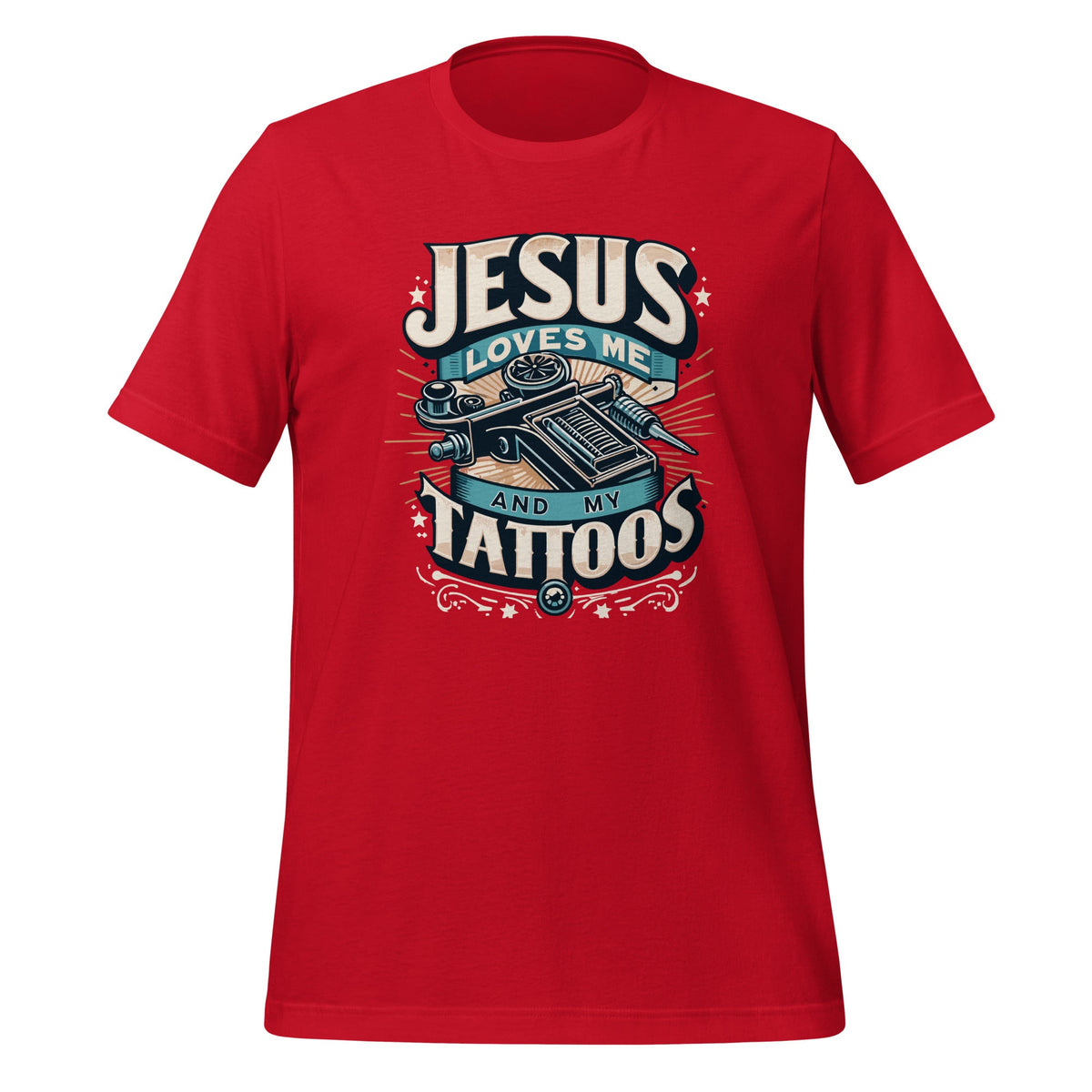 Jesus Loves Me And My Tattoos Christian Body Piercing Day product image 4