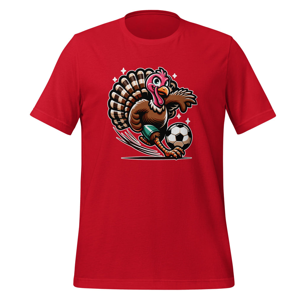 Turkey Playing Soccer Lovers Month Thanksgiving Unisex product image 4