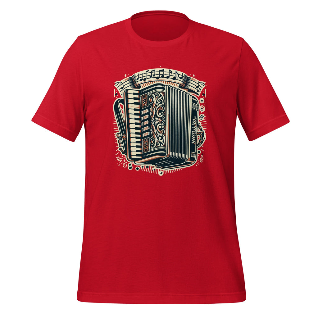 Retro Air Accordion Player Choir Musical Awareness Unisex product image 4
