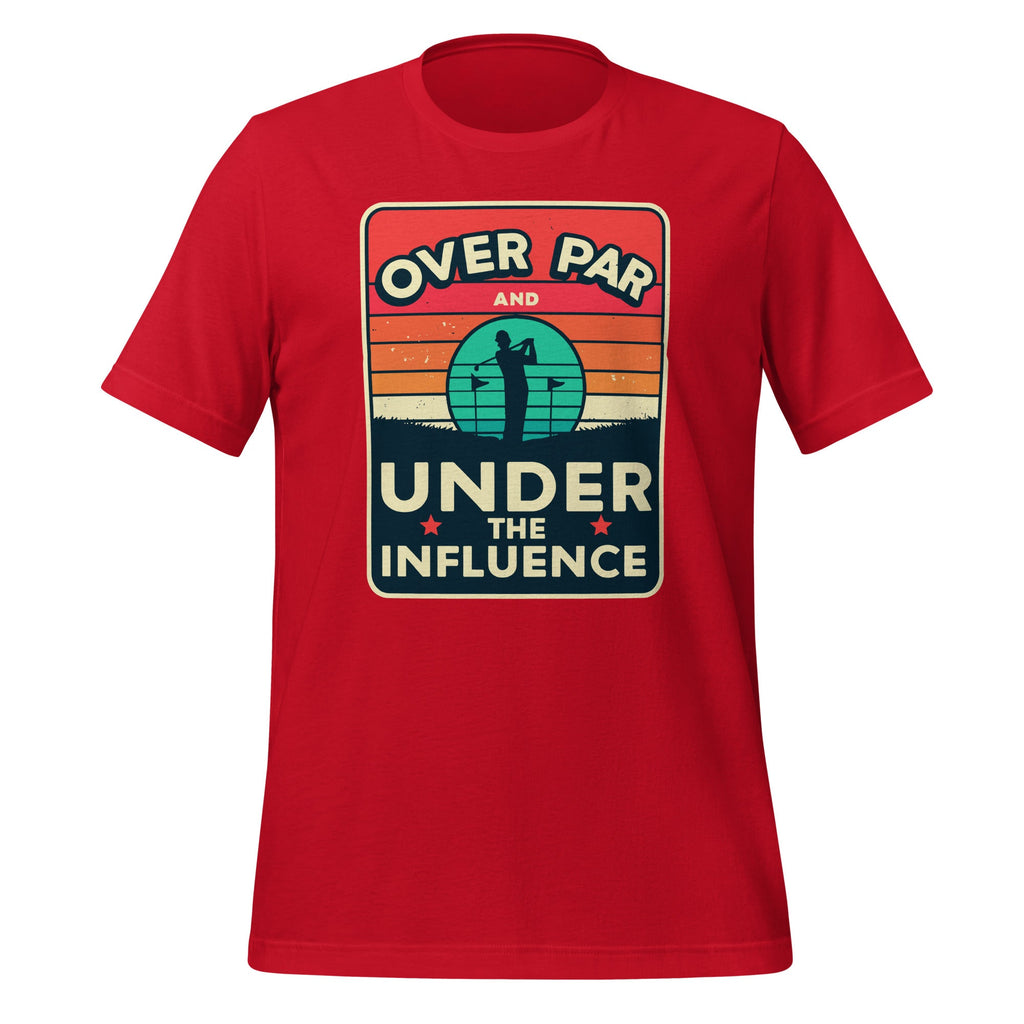 Over Par And Under The Influence Drinking Beer Funny product image 4
