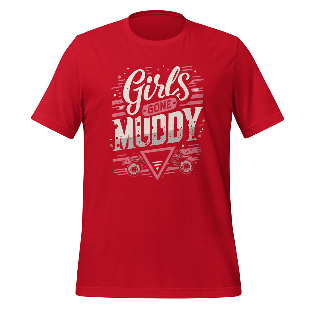 Mud Run Princess Girls Gone Muddy ATV Muddin Unisex T-Shirt product image 4
