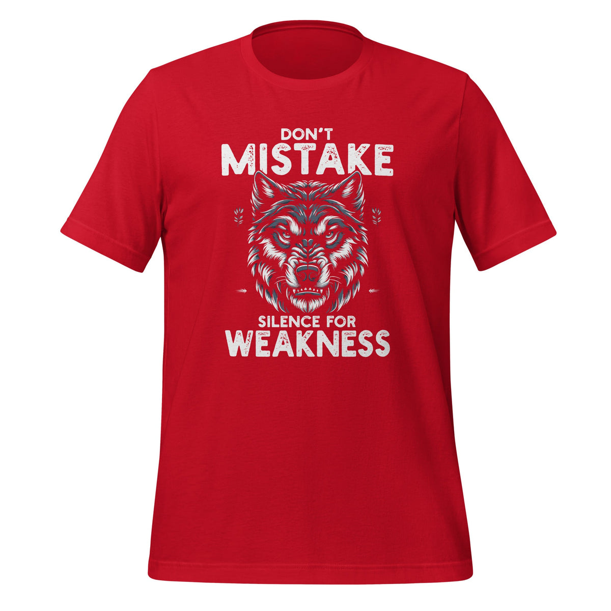 Don't Mistake Silence For Weakness Inspirational Wolf product image 4