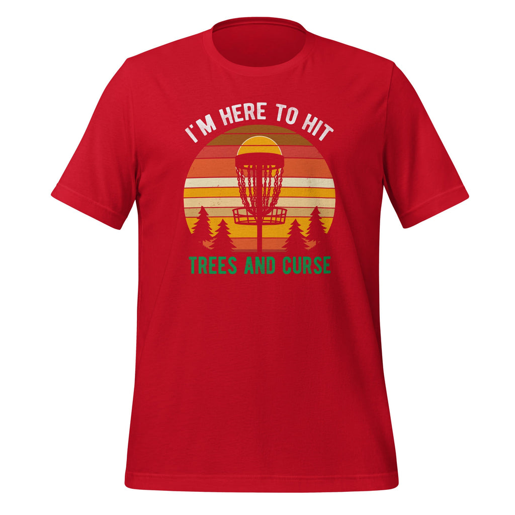 I'm Here To Hit Trees And Curse Disc Golf Funny Golfer product image 4