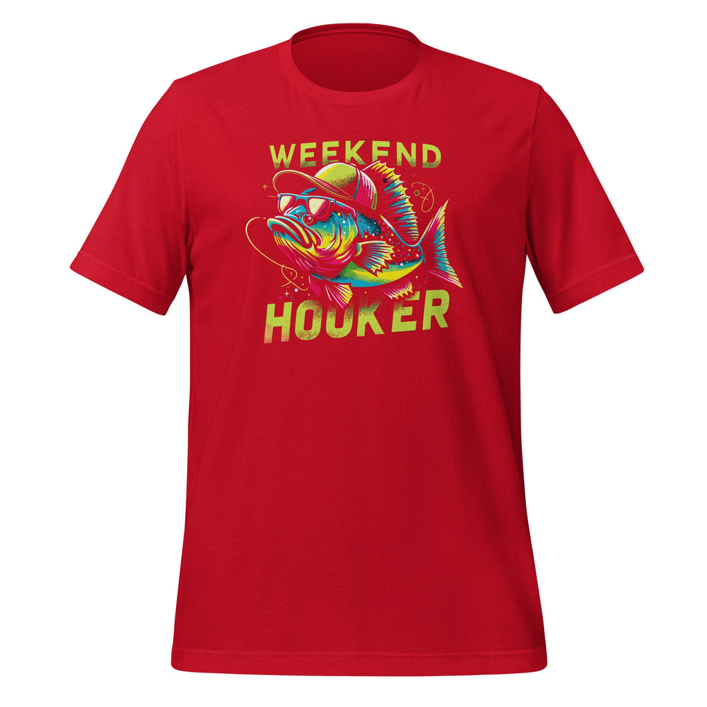 Weekend Hooker Colorful Fish Funny Bashing Fishing Art product image 4