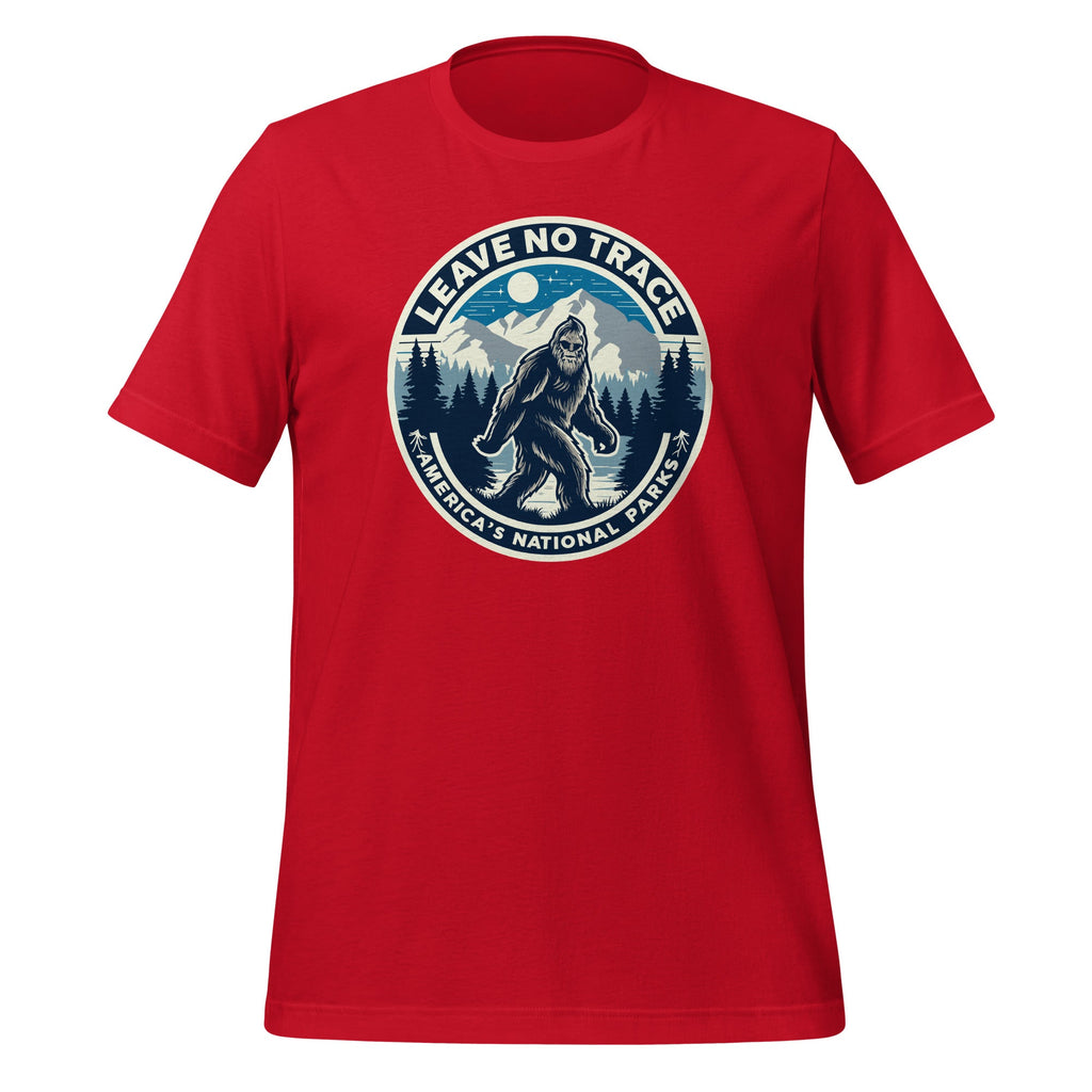 Leave No Trace America National Parks Funny Bigfoot Unisex product image 4