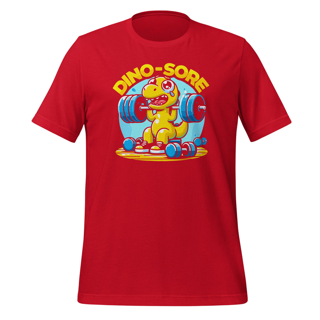 Funny Dinosaur Workout Gym Dino Sore Lifting Fitness Unisex product image 4