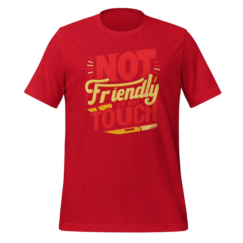 Not Friendly Do Touch Funny Sarcastic Quote Introvert product image 4
