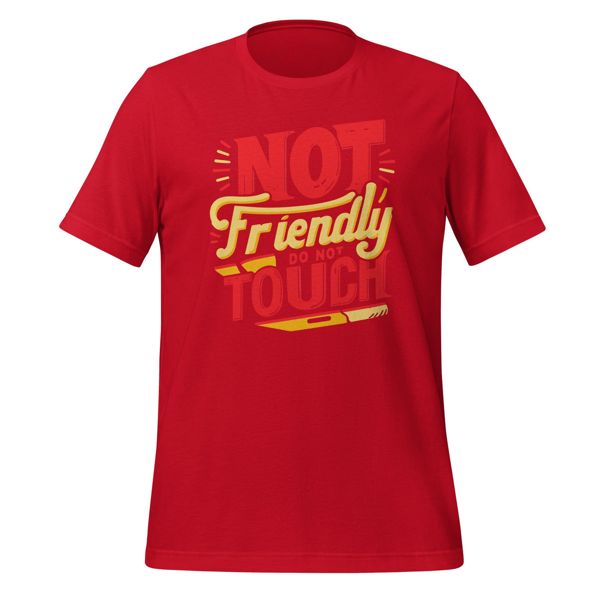 Not Friendly Do Touch Funny Sarcastic Quote Introvert product image 4