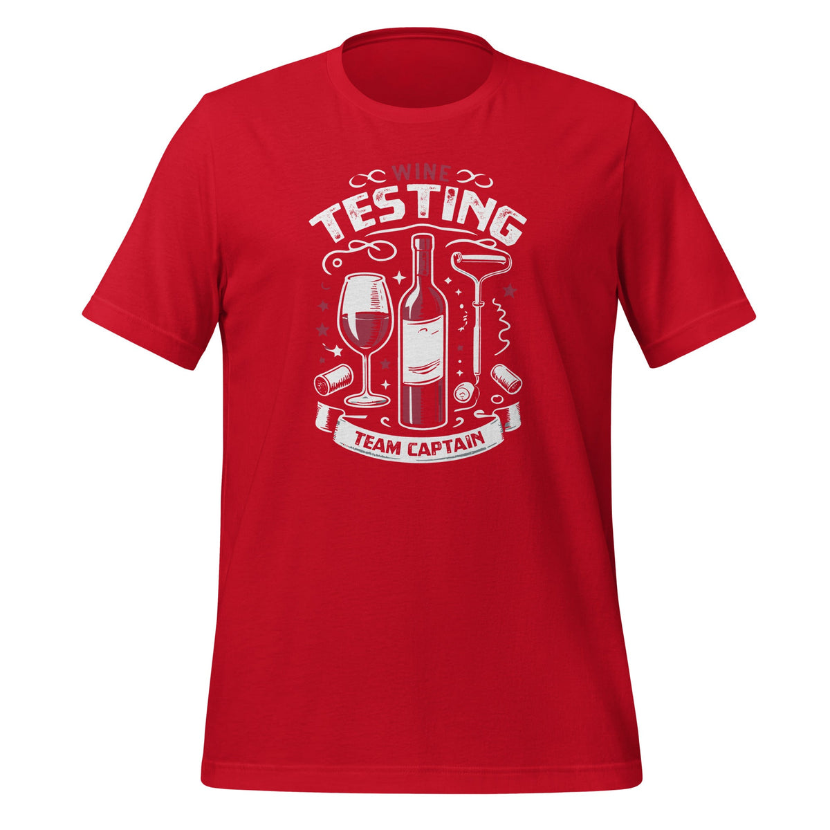 Wine Tasting Team Captain Funny Day Drinking Unisex T-Shirt product image 4