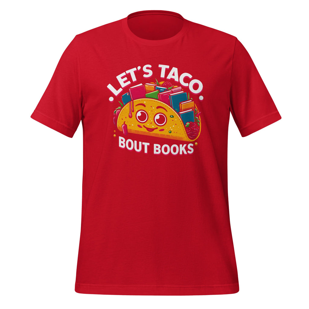 Let's Taco About Books Funny Mexican Pun Bookworm Bookish product image 4