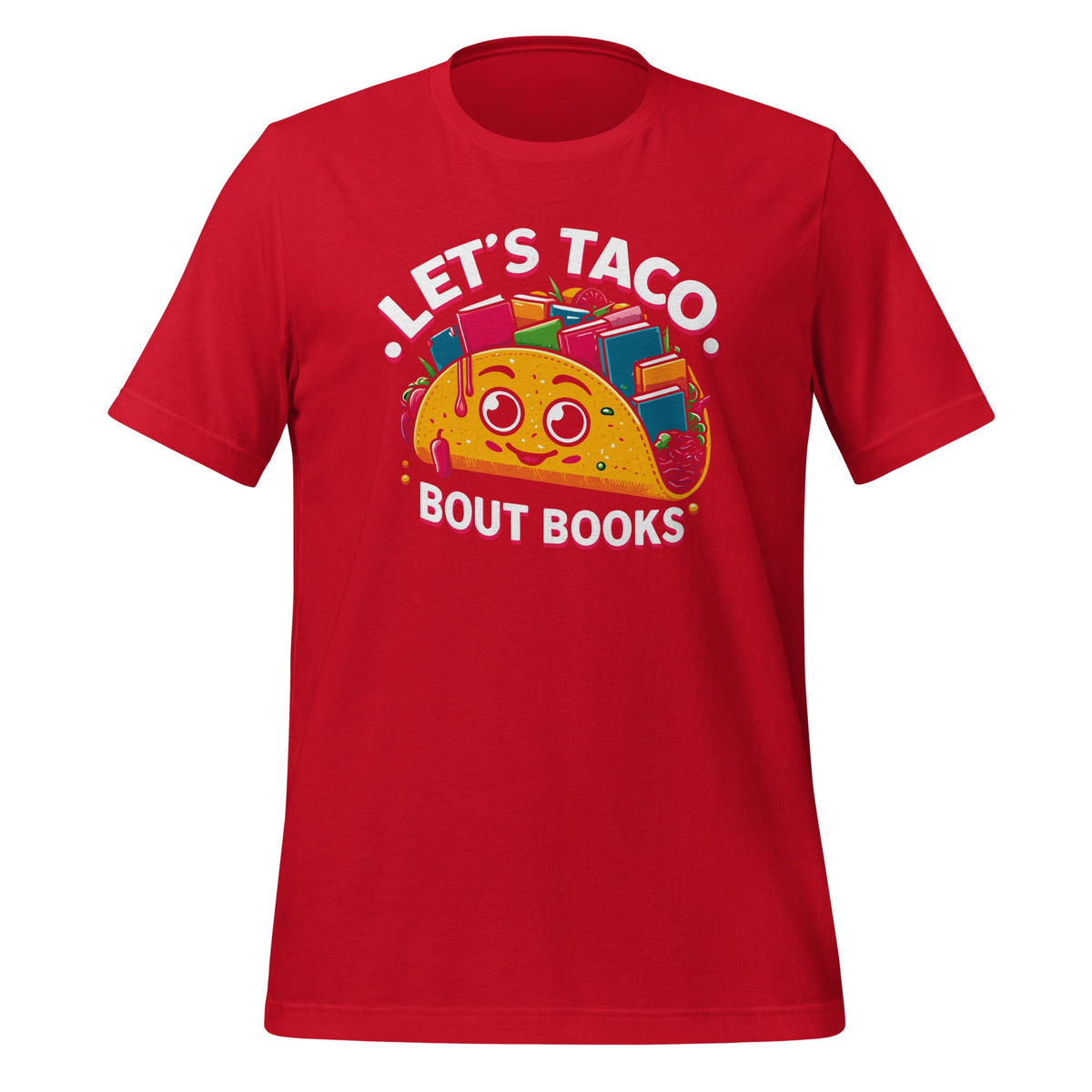 Let's Taco About Books Funny Mexican Pun Bookworm Bookish product image 4