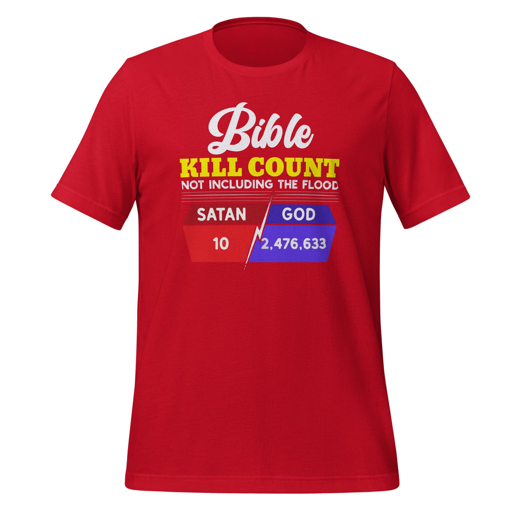 Bible Kill Count Not Including The Flood God Unisex T-Shirt product image 4