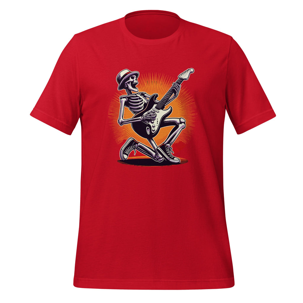 Rock And Roll Graphic Band Skeleton Playing Guitar Unisex product image 4