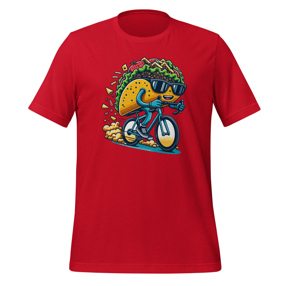 Cycling Tacos Road Bike Bicycle Cyclist Unisex T-Shirt product image 4