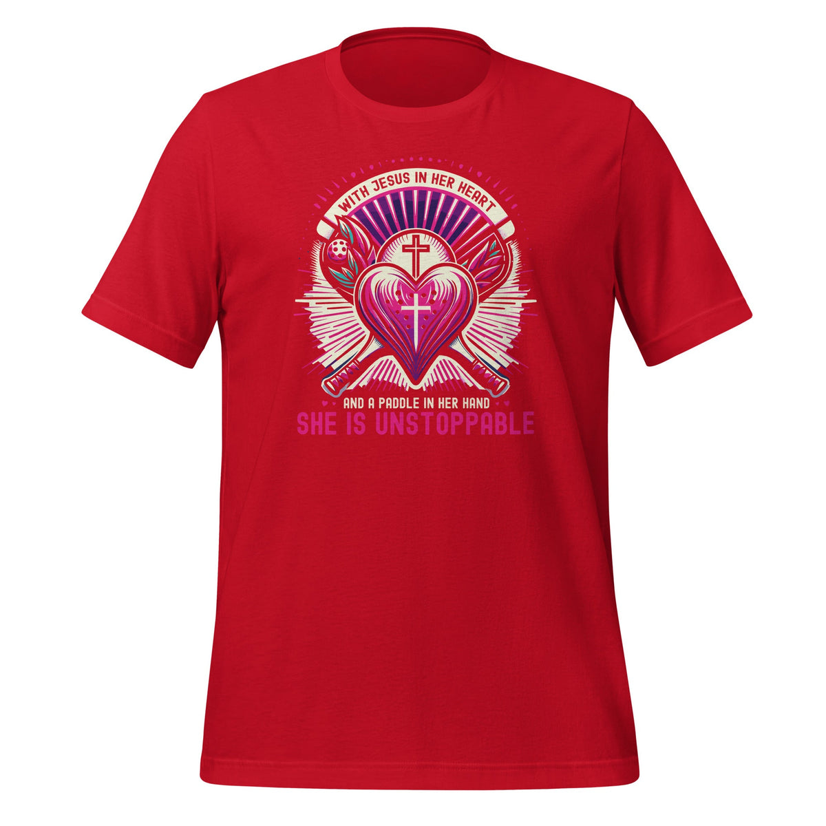 Jesus Heart And A Pickleball Paddle Saying Motivational product image 4