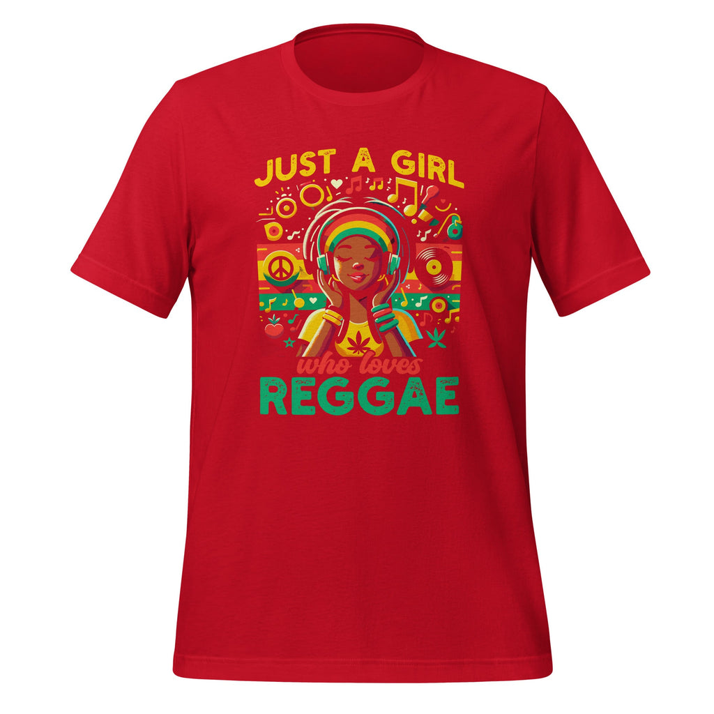 Just A Girl Who Loves Reggae Jamaican Music Funny Rasta product image 4