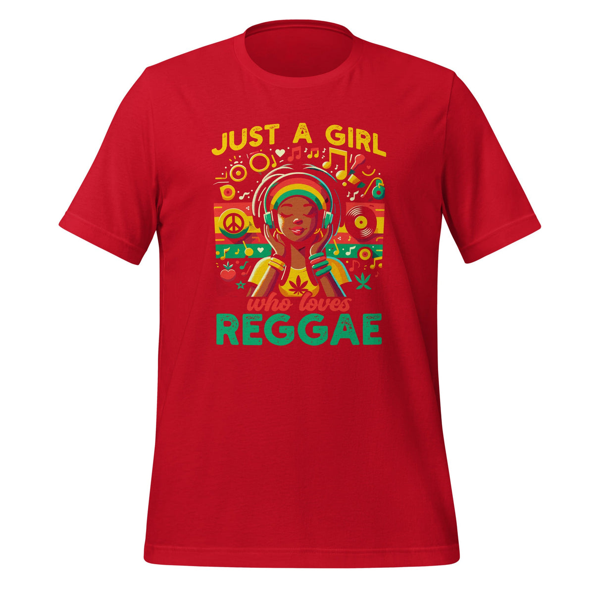 Just A Girl Who Loves Reggae Jamaican Music Funny Rasta product image 4
