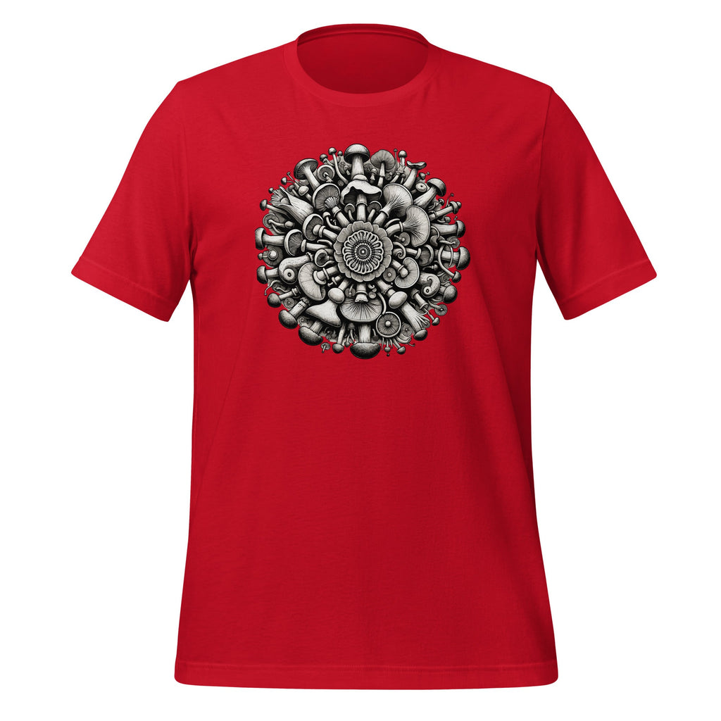 Mushroom Iris Mycology Foraging Mycologist Unisex T-Shirt product image 4