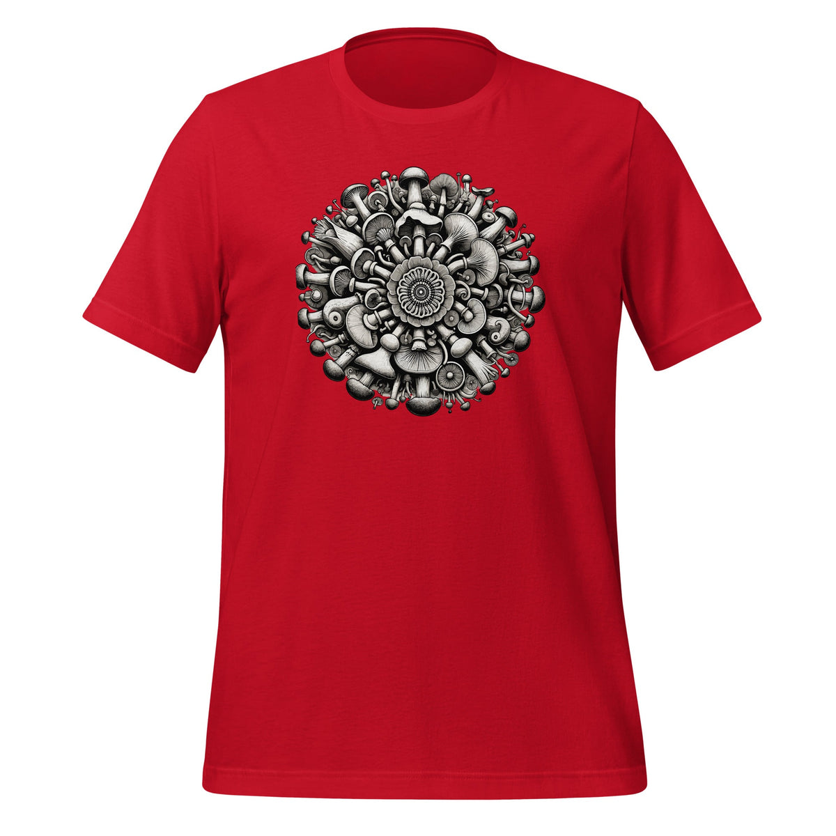 Mushroom Iris Mycology Foraging Mycologist Unisex T-Shirt product image 4
