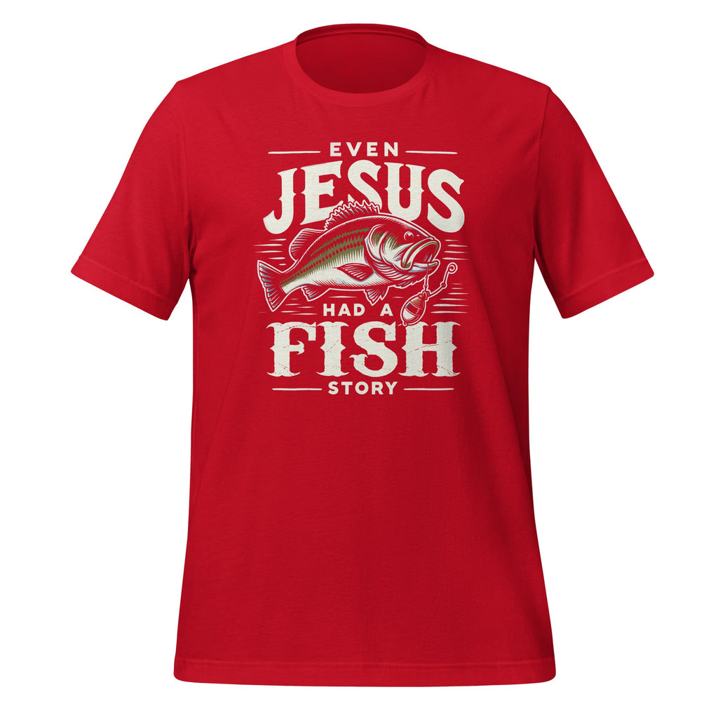 Even Jesus Had A Fish Story Funny Christian Fishing Lover product image 4