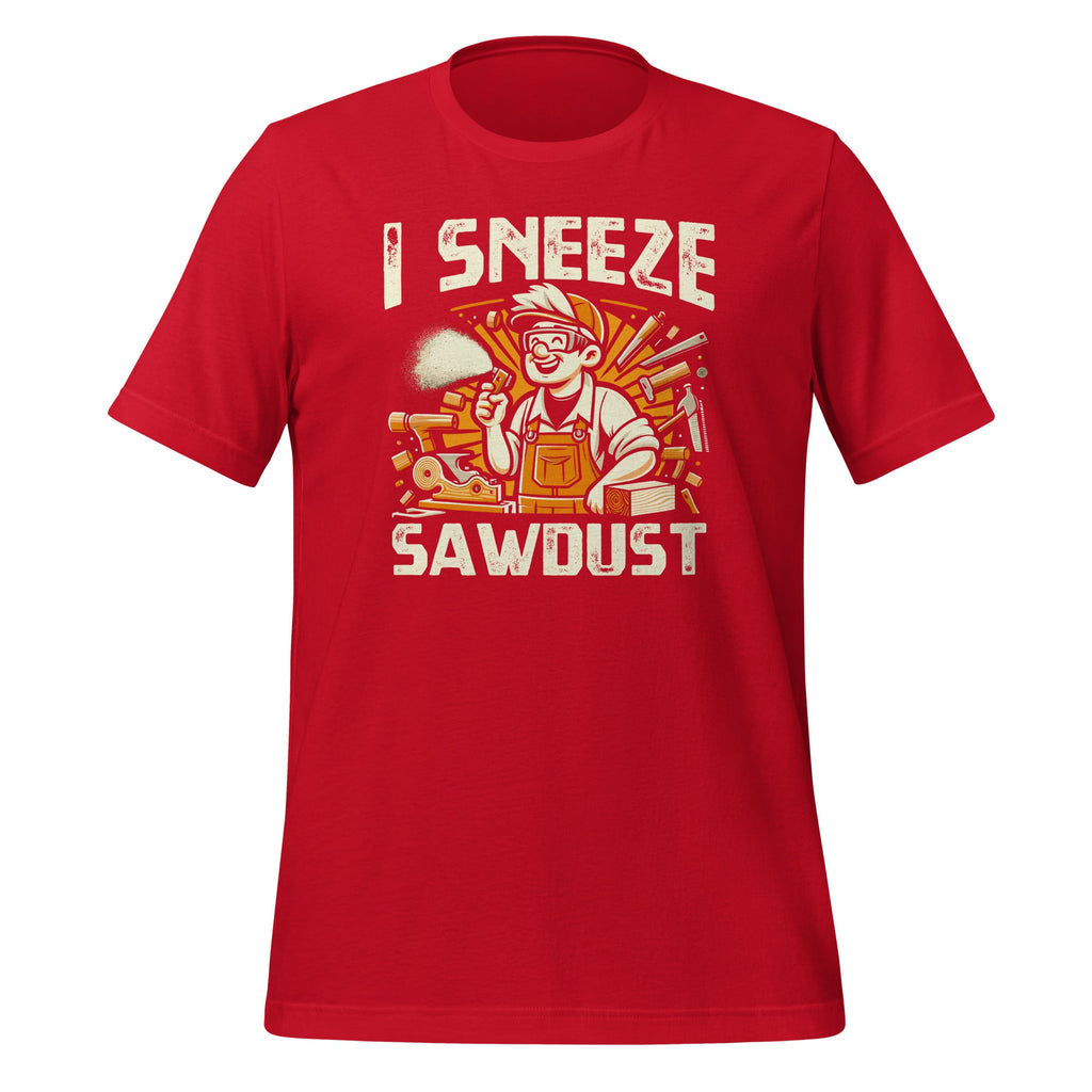 I Sneeze Sawdust Carpentry Saying Works Working Quote product image 4