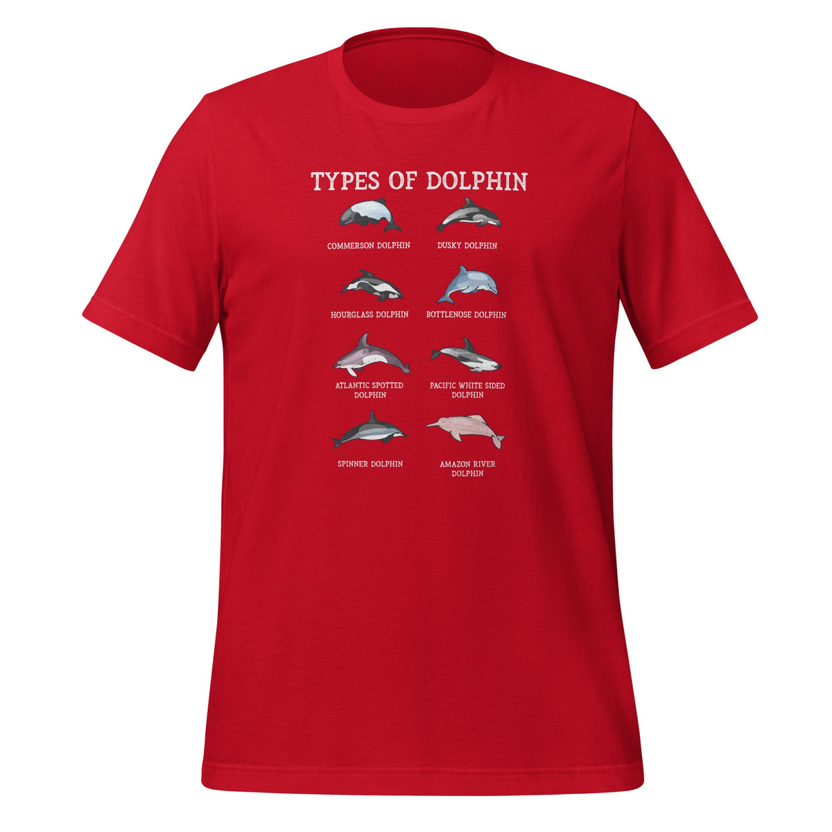 Types Of Dolphins Sea Creatures Animal Lover Dolphin Day product image 4