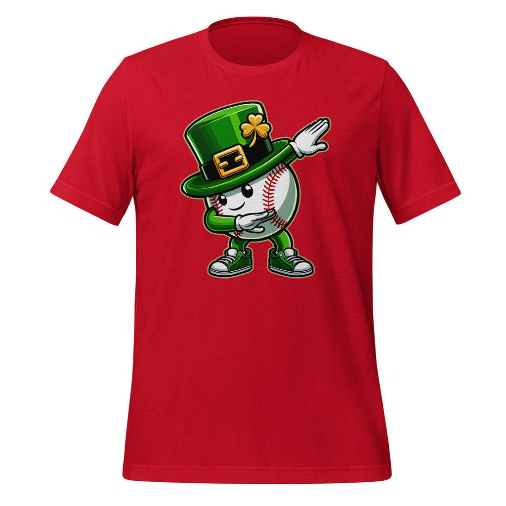Baseball Dabbing Leprechaun Hat Shamrock St Patricks Day Unisex T-Shirt