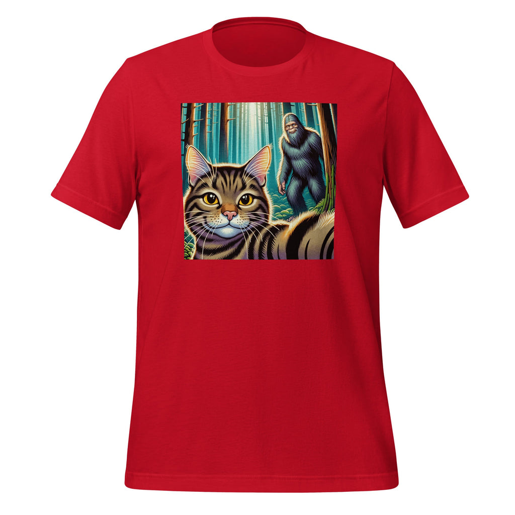 Cat Bigfoot Sasquatch Selfie Photo Funny Retro Classic product image 4