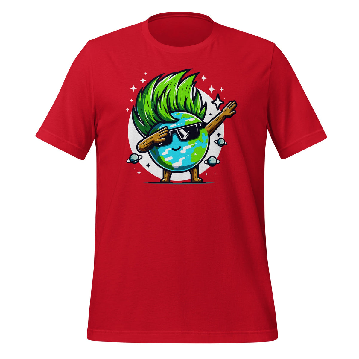 Dabbing Earth Mohawk Trees Day Dance Dancing Planet Unisex product image 4