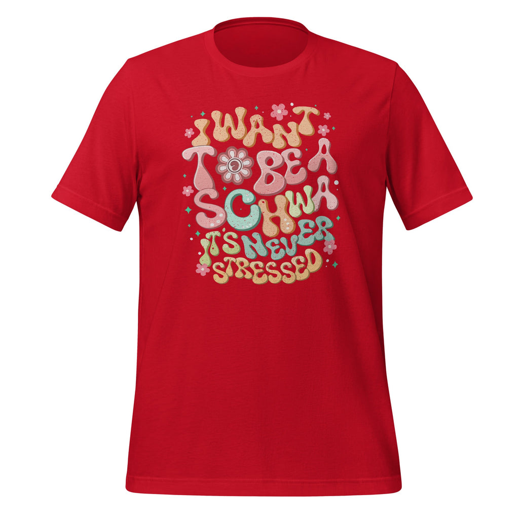 I Want To Be A Schwa It Never Stressed Funny Teacher product image 4