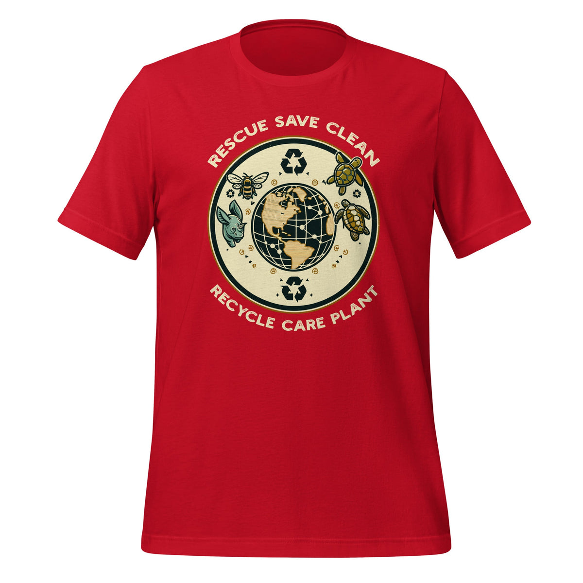 Save Bees Rescue Animals Recycle Plastics Retro Earth Day product image 4